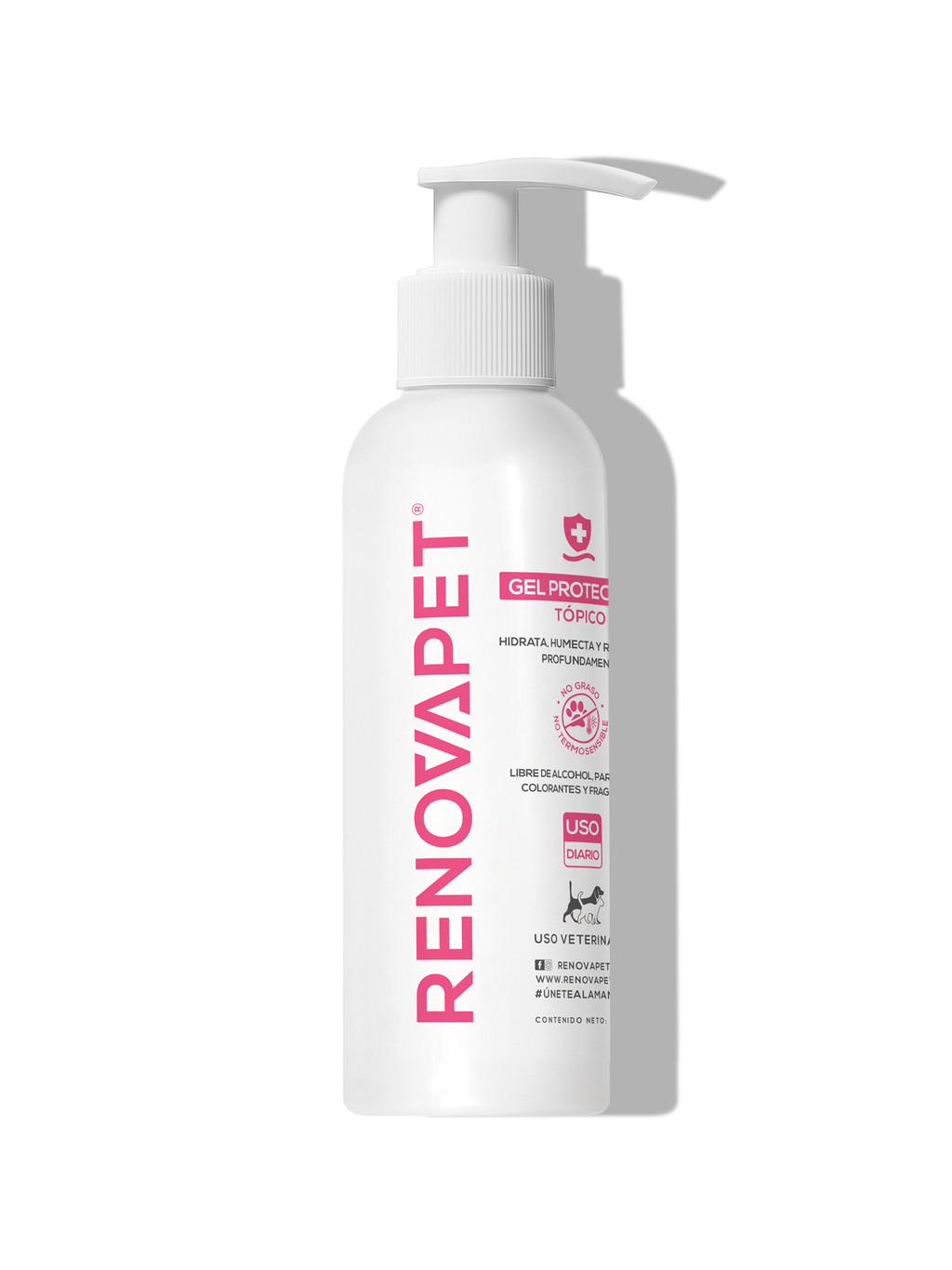 Cuidado tópico que restaura y suaviza | Renovapet Gel Protector Tópico Ultra Care 250 gr. Reg. ICA 11530-CV