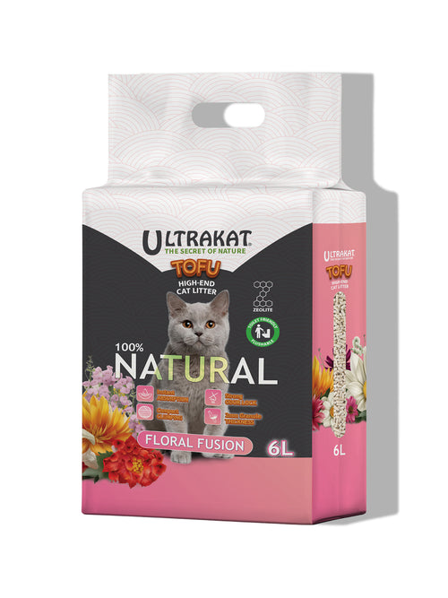 Arena para Gatos Ecológica | Tofu Ultrakat 6L