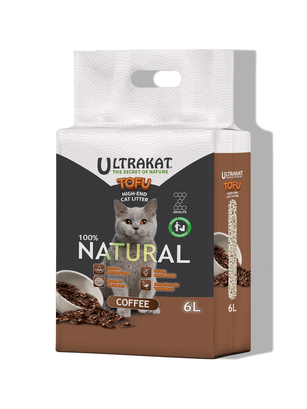 Arena para Gatos Ecológica | Tofu Ultrakat 6L