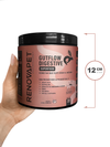 Suplemento para mejorar la salud digestiva y fortalecer el sistema inmunológico | Gutflow Digestive con sabor a carne ahumada 300 grs. Reg. ICA: 23423SL