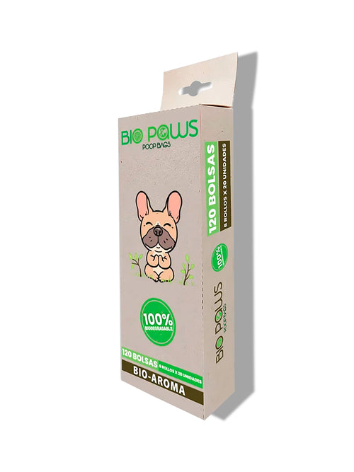 Bolsas Sanitarias Mascotas Biopaws Aroma 120 und