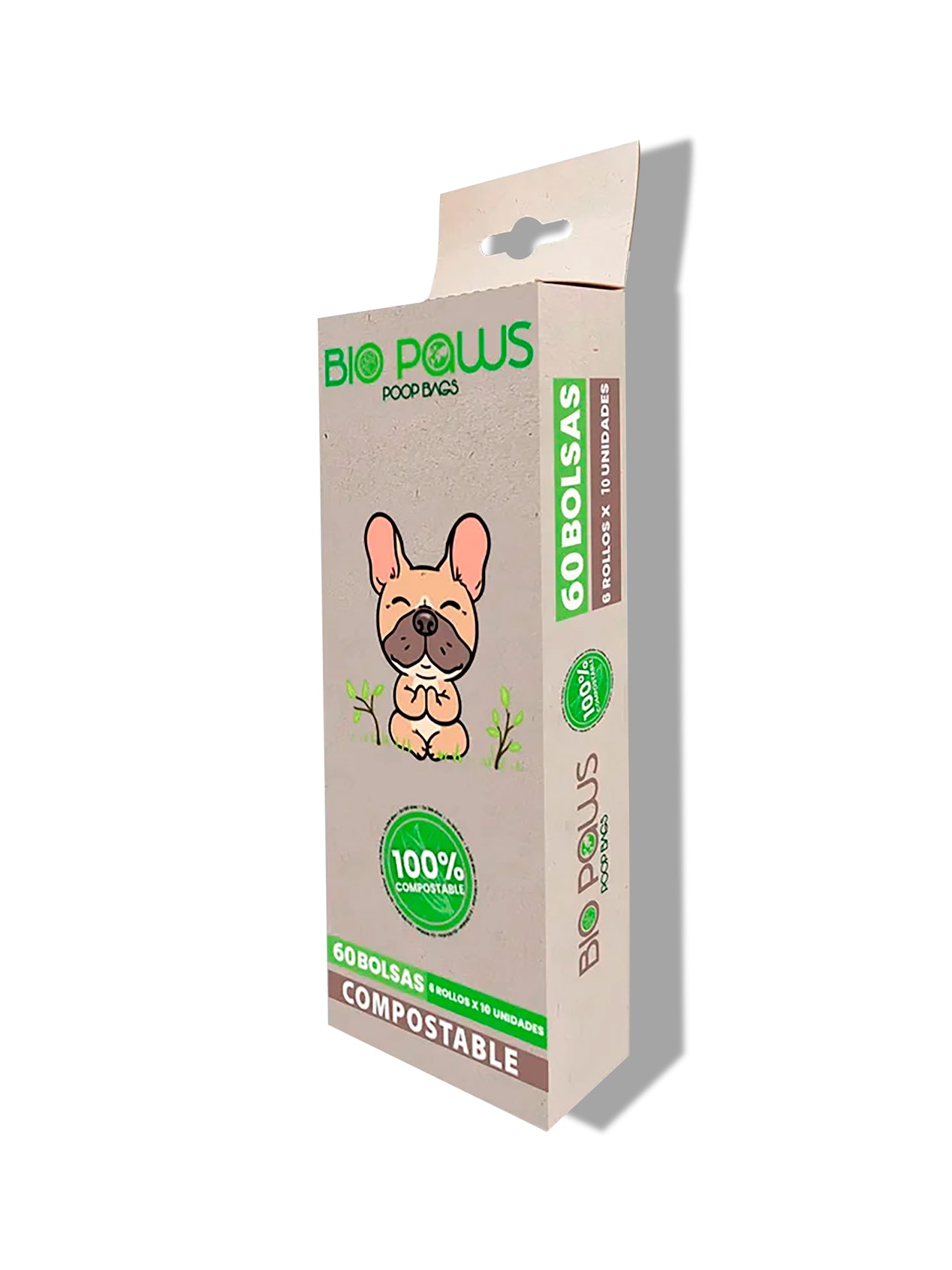Bolsas Sanitarias Mascotas Biopaws Compostable 120 und